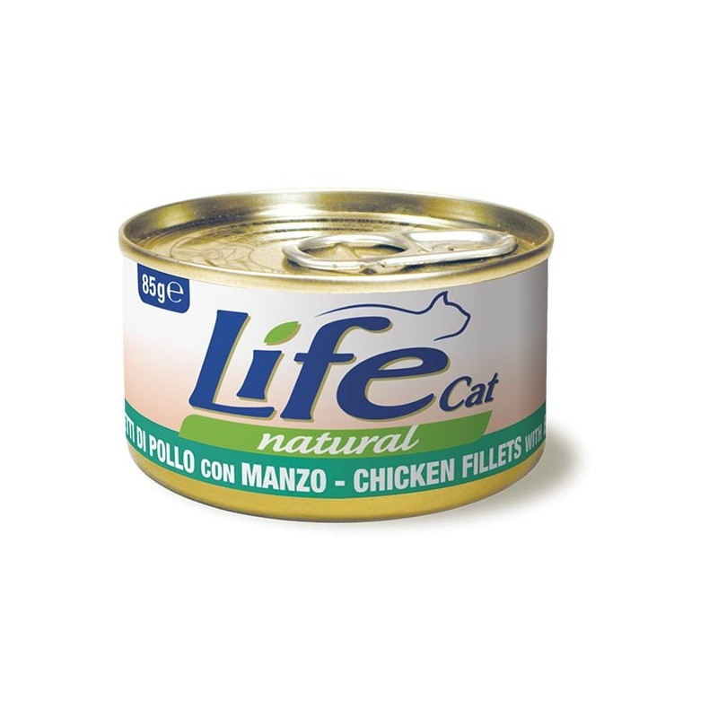 LIFE Chat NATURAL Poulet Bœuf 85 g LIFE Chat NATURAL Poulet Bœuf 85 g