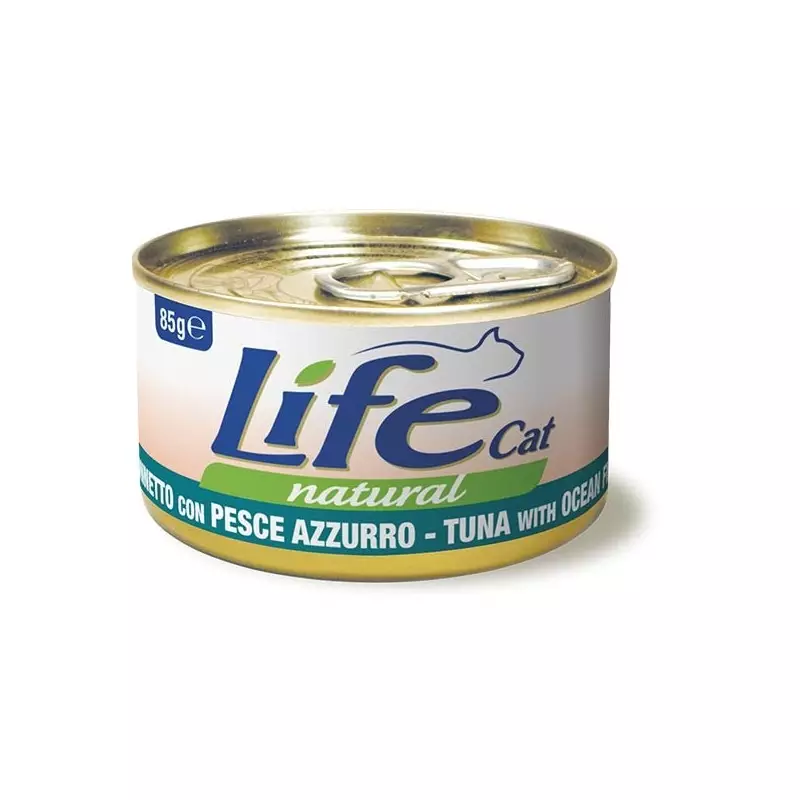 LIFE CAT NATÜRLICHER THUNFISCH BLAU 85 gr.