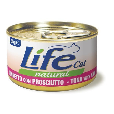 LIFE GATTO NATURAL TONNO PROSCIUTTO 85 gr. - 