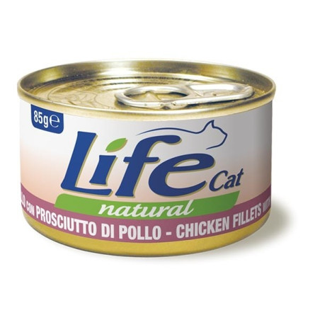 LIFE GATTO NATURAL POLLO PROSCIUTTO 85 gr. - 