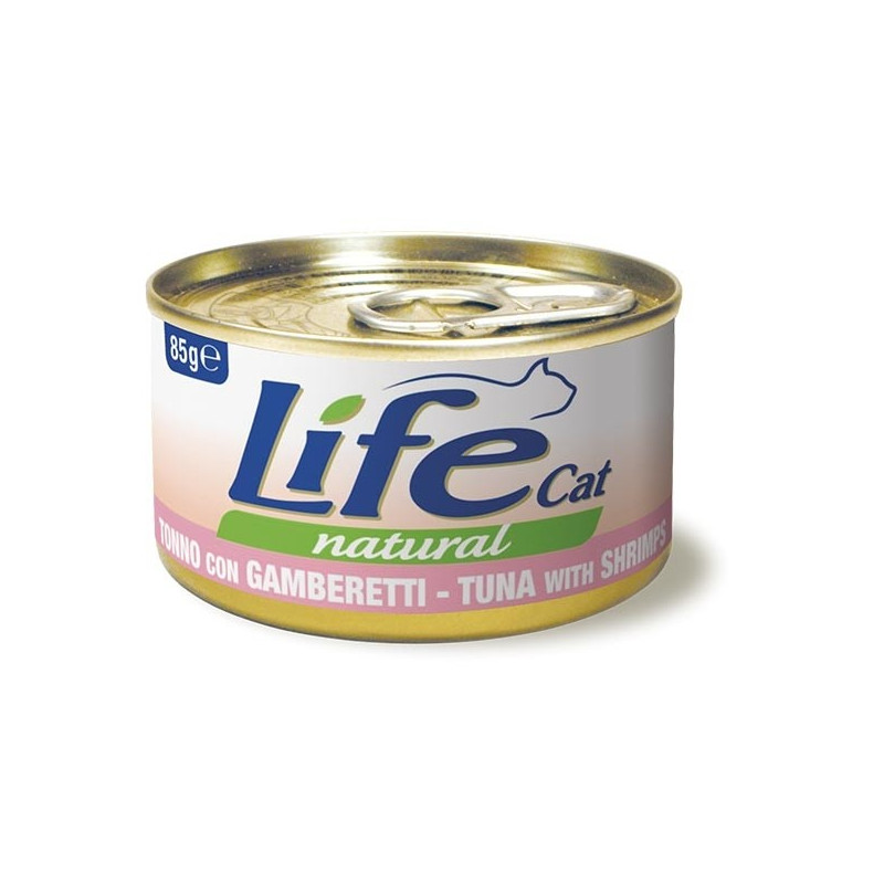 LIFE Chat NATURAL Thon crevettes 85 g LIFE Chat NATURAL Thon crevettes 85 g