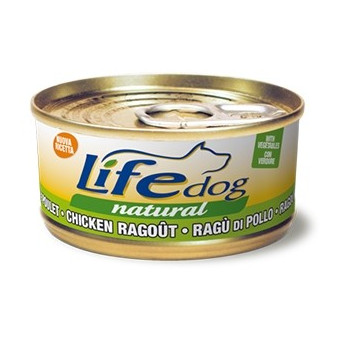 LIFE PET CARE Life Dog Naturale Ragù di Pollo con Verdure 170 gr. - 