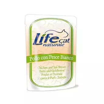 LIFE CAT CHICKEN WHITE FISH 70 gr.