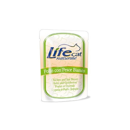 LIFE GATTO POLLO PESCE BIANCO 70 gr. - 