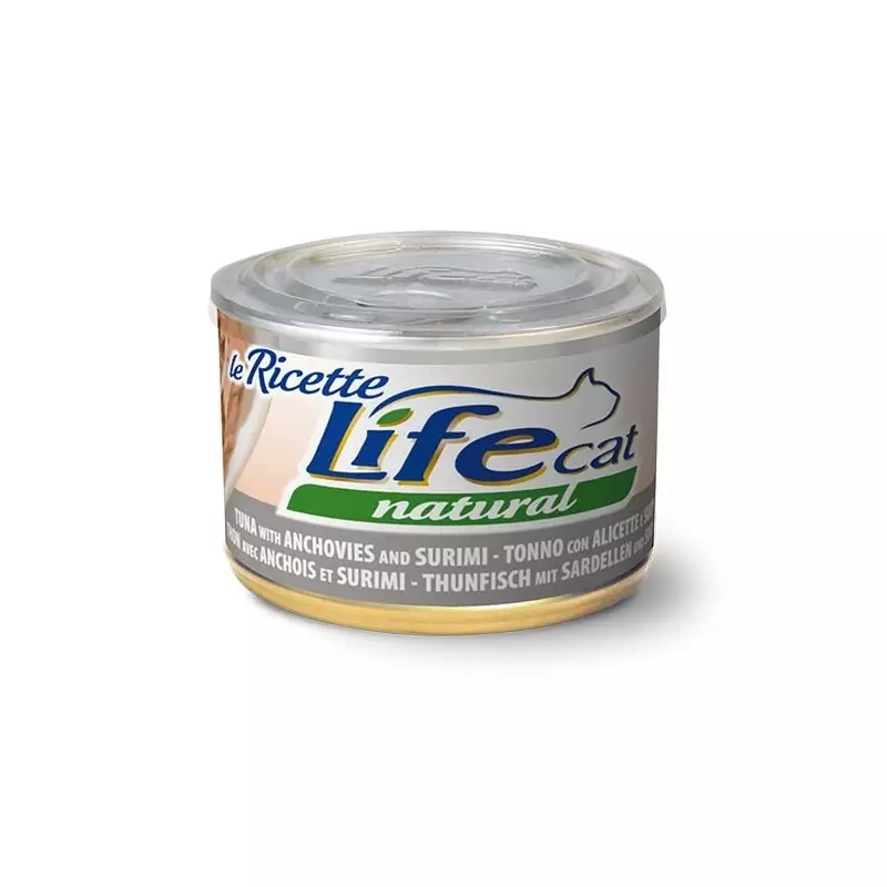 LIFE RECIPES CAT TUNA ALICETTE SURIMI 150 gr.