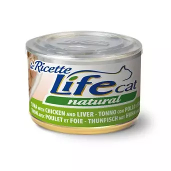 LIFE RECIPES CAT TUNA CHICKEN FEG ATI NI 150 gr.