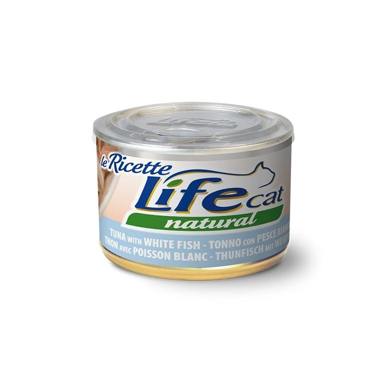 LIFE RICETTE Chat Thon Poisson blanc 150 g LIFE RICETTE Chat Thon Poisson blanc 150 g
