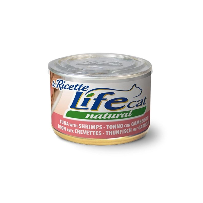 LIFE RICETTE Chat Thon crevettes 150 g LIFE RICETTE Chat Thon crevettes 150 g