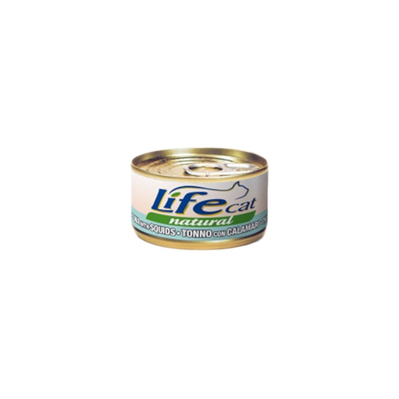 LIFE GATTO TONNO RISO CALAMARI E FAGIOLINI150 gr.