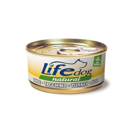 LIFE PET CARE Life Dog Naturale Tacchino e Verdure 170 gr. - 