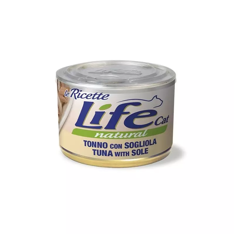 LIFE RICETTE GATTO TONNO SOGLIOLA 150 gr.