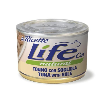 LIFE RICETTE GATTO TONNO SOGLIOLA 150 gr. - 