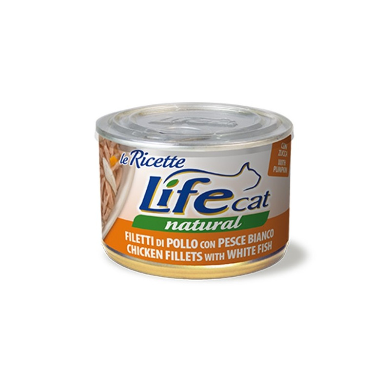 LIFE RICETTE Chat Poulet Poisson blanc 150 g LIFE RICETTE Chat Poulet Poisson blanc 150 g