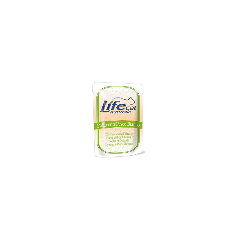 LIFE Chat filets de Poisson blanc 30 Sachets 70 g
