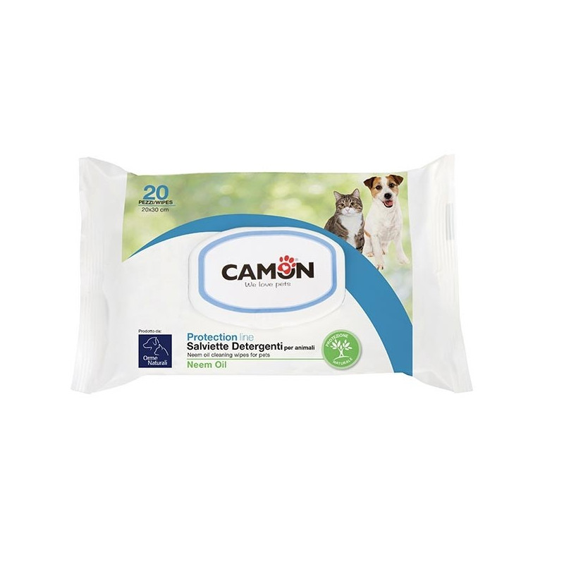 CAMON Lingettes nettoyantes huile de Neem 20 Pièces CAMON Lingettes nettoyantes huile de Neem 20 Pièces