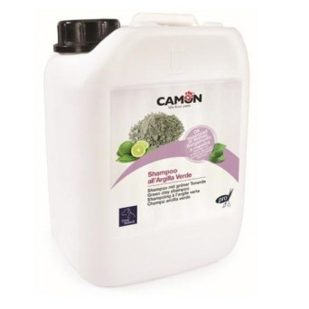 CAMON Cane Gatto Shampoo all’Argilla Verde Professional 5 Lt. - 