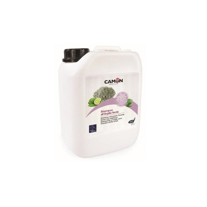 CAMON Chien Chat Shampooing all’Argilla vert Professional 5 L CAMON Chien Chat Shampooing all’Argilla vert Professional 5 L