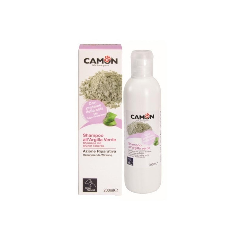 CAMON Cane Shampoo Green Clay 200 ml.