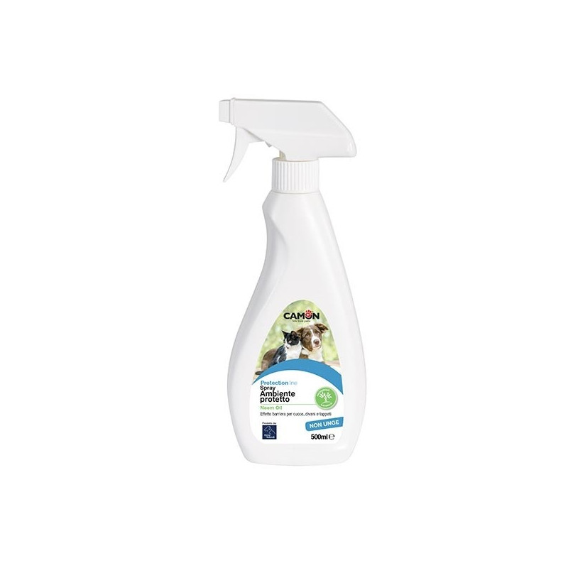 Camon - Dog Cat Protective Spray for Environments with Neem Oil 500 ml