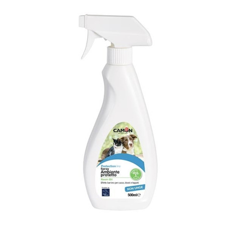 Camon - Cane Gatto Spray Protettivo per Ambienti all'Olio di Neem 500 ml - 