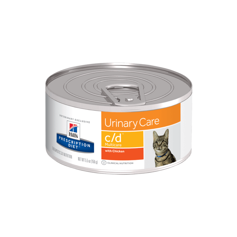 Hill's c / d feline multicare chicken 6 cans of 156 gr