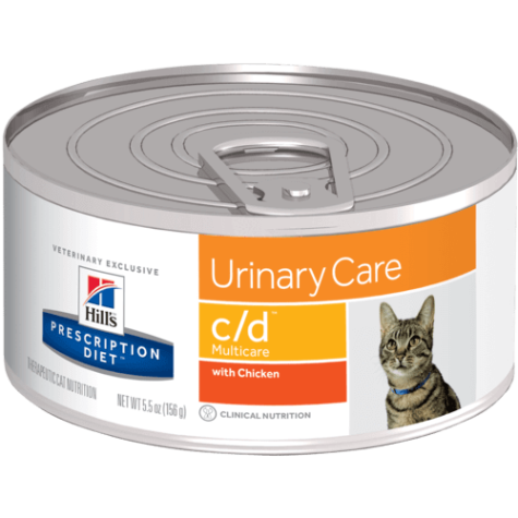 Hill's c / d feline multicare chicken 6 cans of 156 gr