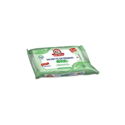 Bayer - Sano e bello - Cane Salviette Detergenti all'Aloe 50 Pz. - 