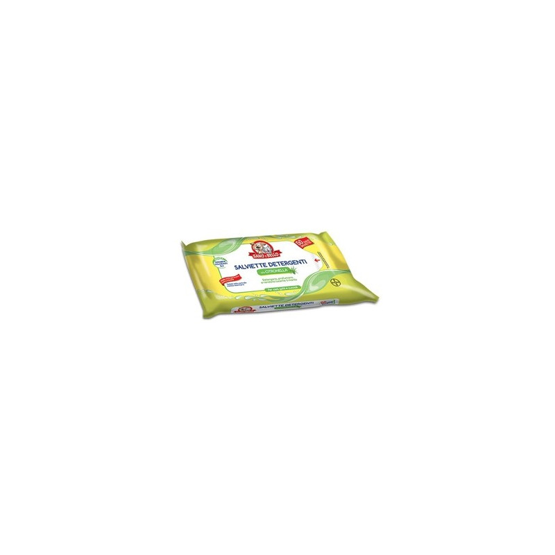 Bayer - Sano et bello - Chien Lingettes nettoyantes alla Citronella 50 pièces Bayer - Sano et bello - Chien Lingettes nettoyantes alla Citronella 50 pièces