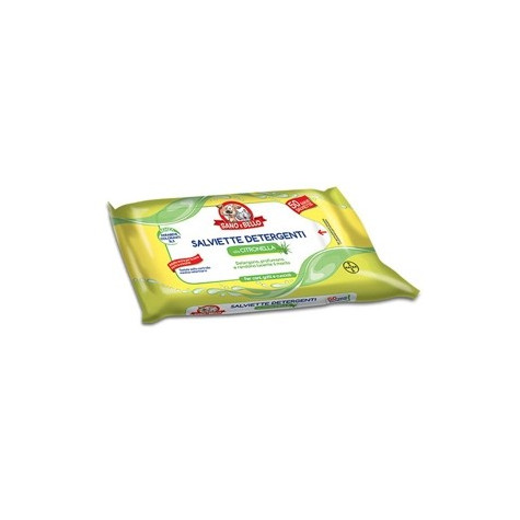 Bayer - Sano e bello - Cane Salviette Detergenti alla Citronella 50 Pz. -