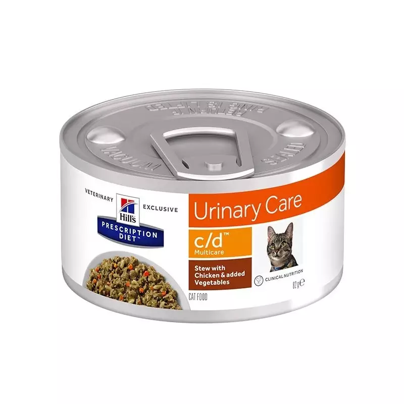 Hill's - c / d Urinary Care Multicare Eintopf mit Huhn und Gemüse 82 Gr. Hill's - c / d Urinary Care Multicare Eintopf mit Huhn und Gemüse 82 Gr.