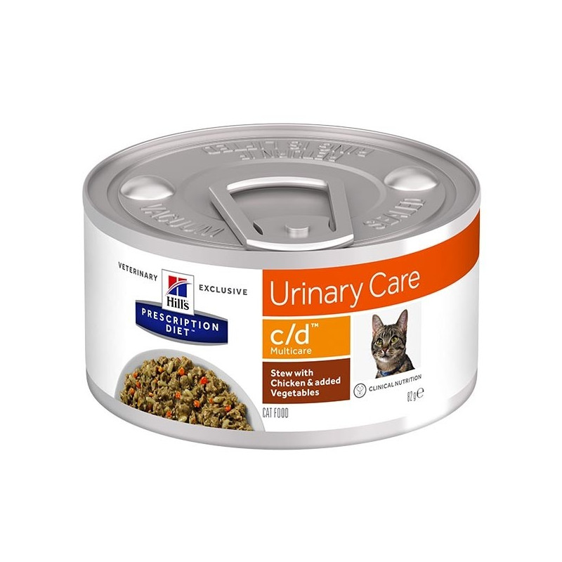 Hill's - c/d Urinary Care Multicare Spezzatino au Poulet et légumes 82 g Hill's - c/d Urinary Care Multicare Spezzatino au Poulet et légumes 82 g