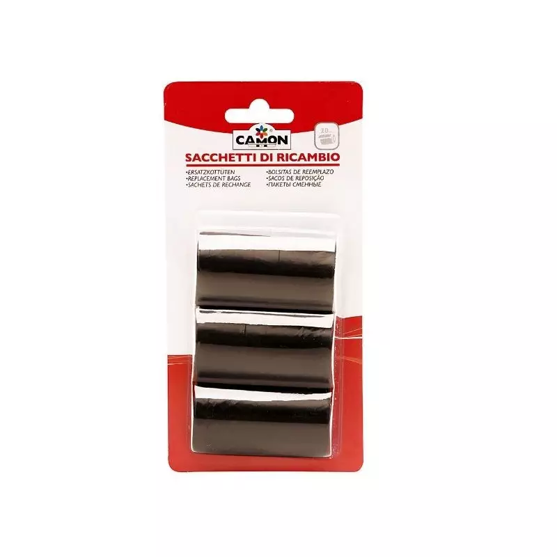 CAMON Cane Sacchetti di Ricambio Nero 3 Pz.
