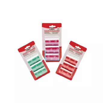 CAMON Cane Sacchetti di Ricambio Rosa Rosso Verde 3 Pz. -