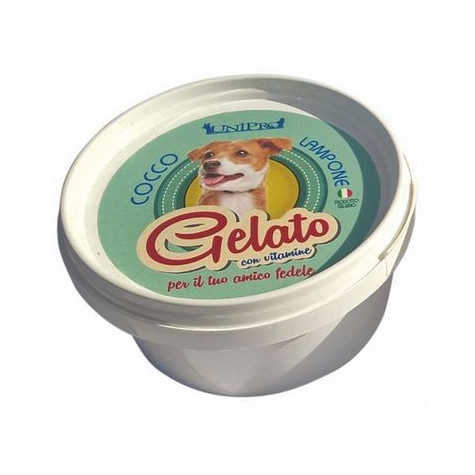 UNIPRO Eiscreme für Hunde Kokos und Himbeere 60 Gr.