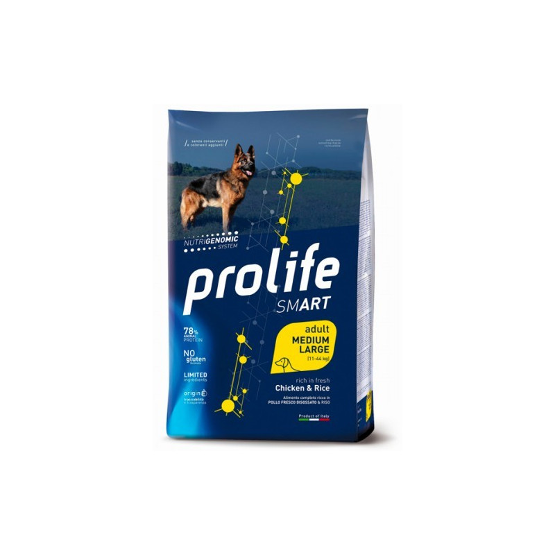 PROLIFE smart adult Poulet et Riz medium/large 2,5 kg