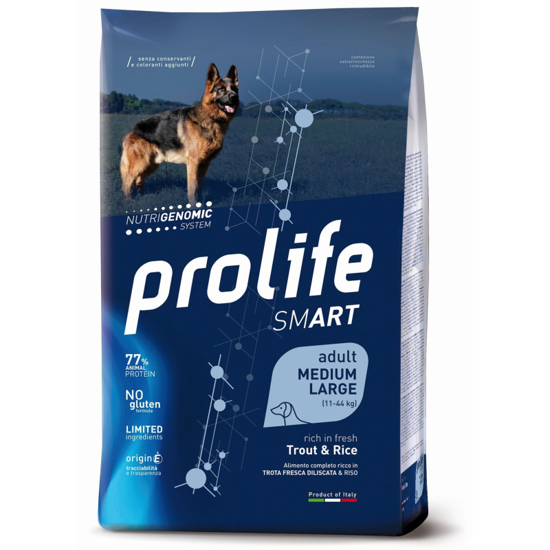 PROLIFE Smart Adult Truite et Riz - Medium/Large 2,5 kg