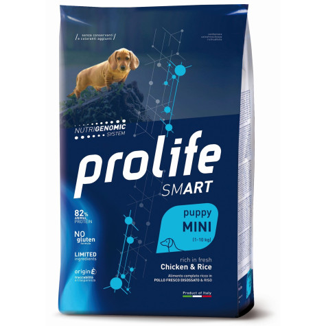 Prolife Chien smart puppy mini Poulet et Riz 7 kg
