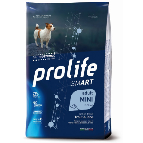 Prolife Chien Smart Adult Truite et Riz - Mini 2 kg