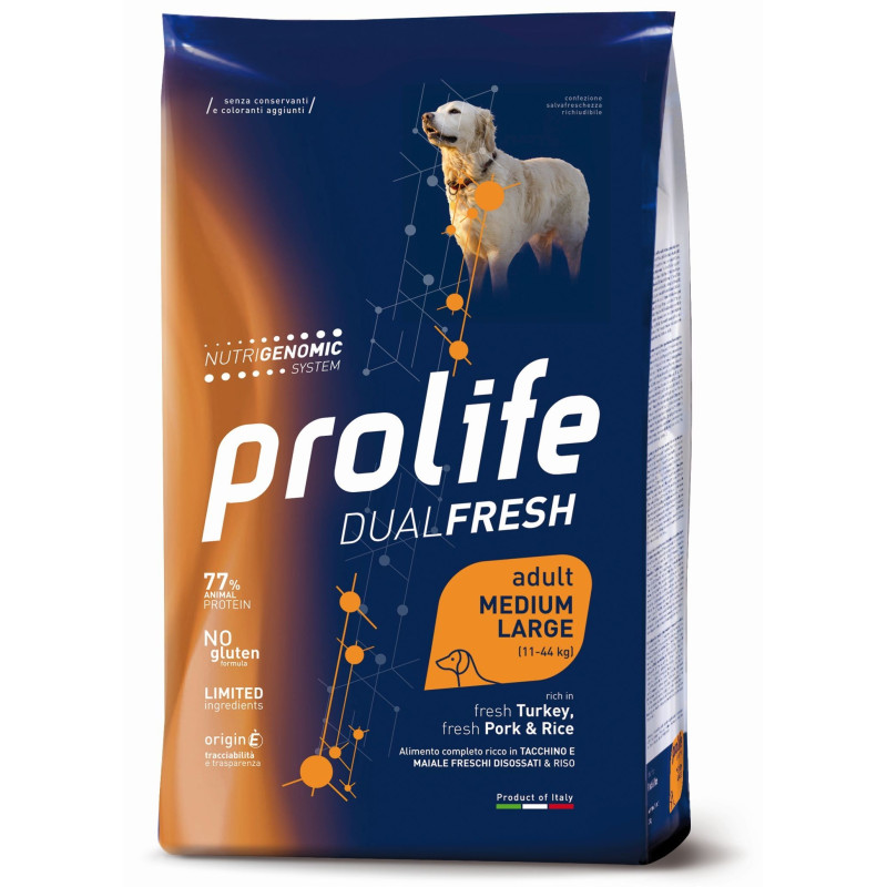 PROLIFE Dual Fresh Adult Bœuf,Oca et Riz - Medium/Large 2,5 kg PROLIFE Dual Fresh Adult Bœuf,Oca et Riz - Medium/Large 2,5 kg