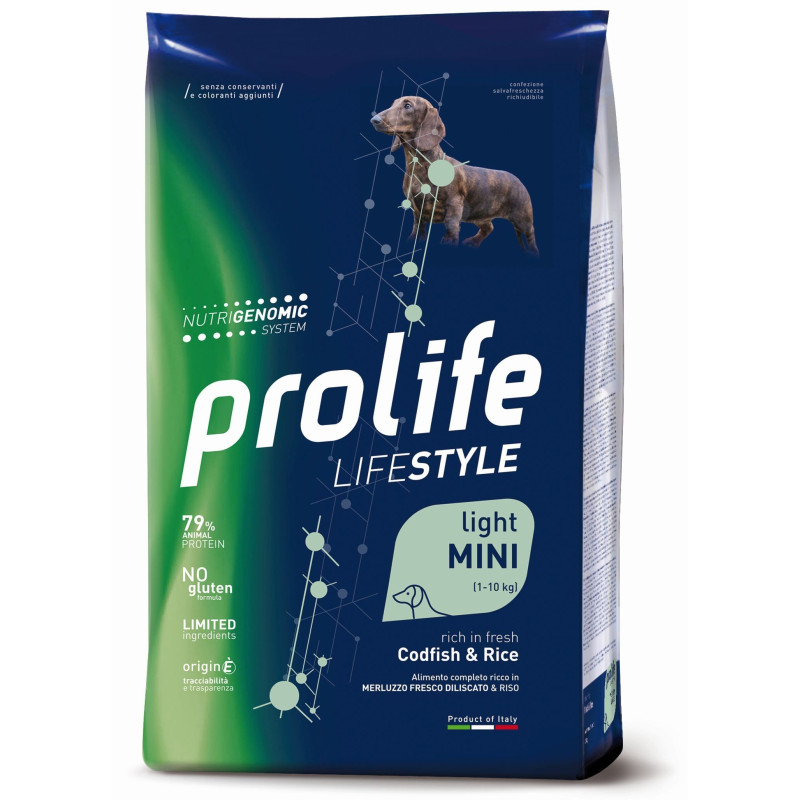 PROLIFE Life Style Adult Light cabillaud et Riz - Mini 2 kg PROLIFE Life Style Adult Light cabillaud et Riz - Mini 2 kg