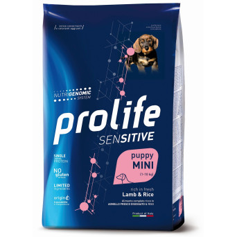 Prolife Cane Sensitive Puppy Agnello & Riso - Mini 2kg - 
