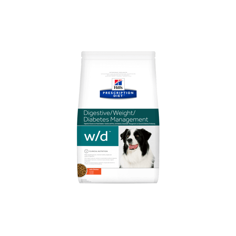HILL'S Prescription Diet w/d Verdauungs-/Gewichts-/Diabetes-Management 1,5 kg. HILL'S Prescription Diet w/d Verdauungs-/Gewichts-/Diabetes-Management 1,5 kg.
