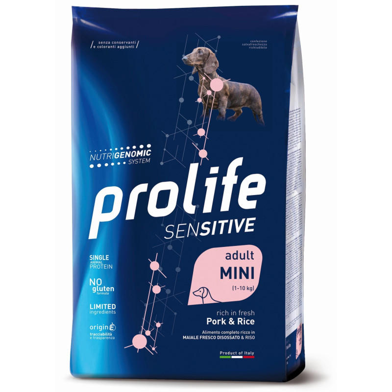 Prolife Chien Sensitive Adult Porc et Riz - Mini 2 kg