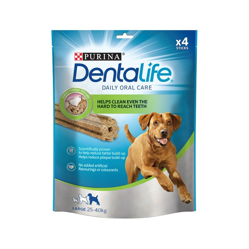 PURINA DENTALIFE LARGE Chien 142 g (4 sticks) PURINA DENTALIFE LARGE Chien 142 g (4 sticks)
