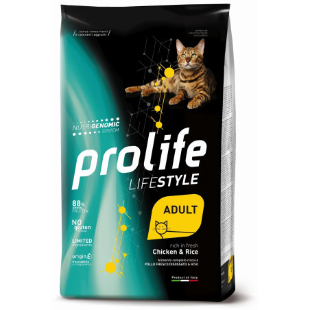 Prolife Gatto Life Style Adult Pollo Riso 1,5 kg - 