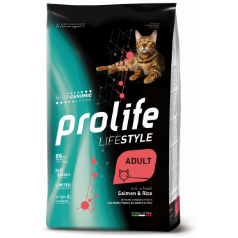 Prolife Gatto Life Style Adult Salmone Riso 1,5 kg - 