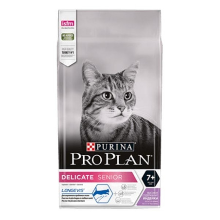 PURINA Pro Plan Delicate Longevis Senior 7+ Ricco in Tacchino 1,5 Kg. - 