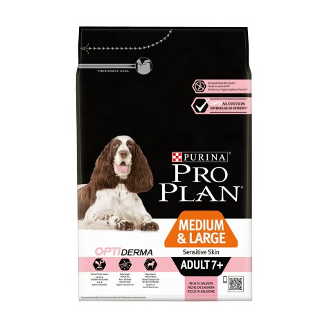 PURINA CANE ADULT 7+ MEDIUM&LARGE DERMA SALMONE Kg. 14 - 