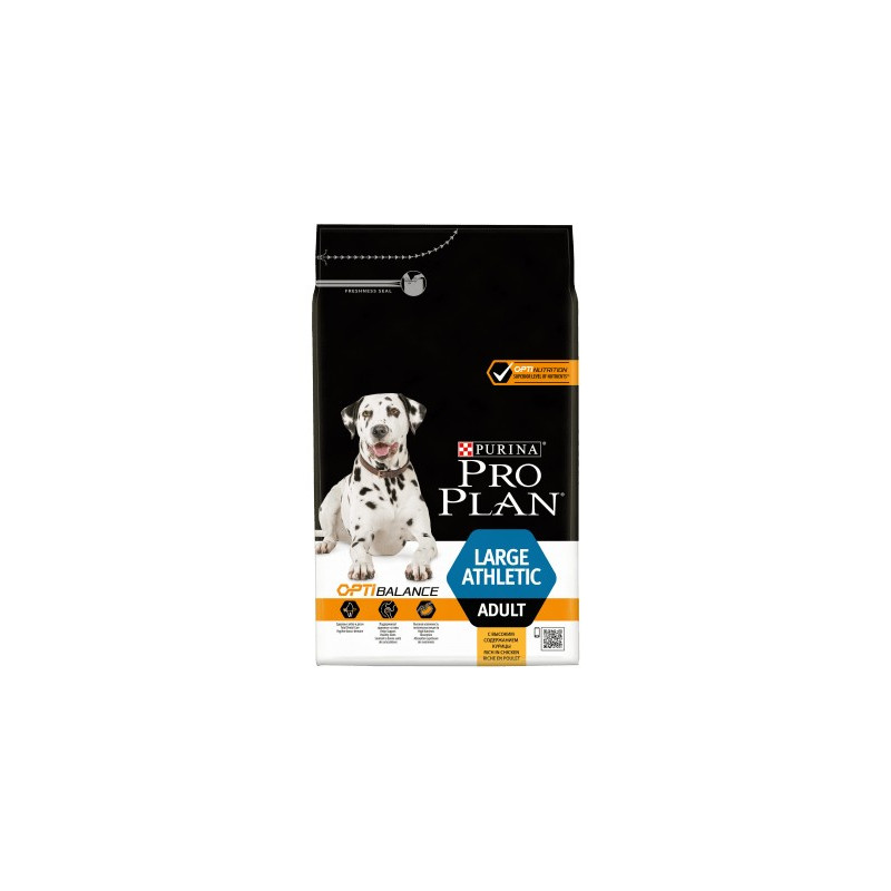 Purina adult athletic large size with chicken 14 kg.