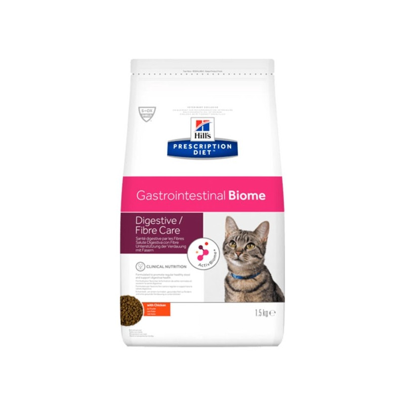 Hill's - Prescription Diet Chat Gastrointestinal Biome au Poulet 1,5 kg